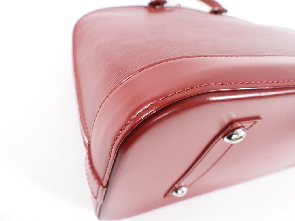 Louis Vuitton Carmine Epi Alma GM Bag