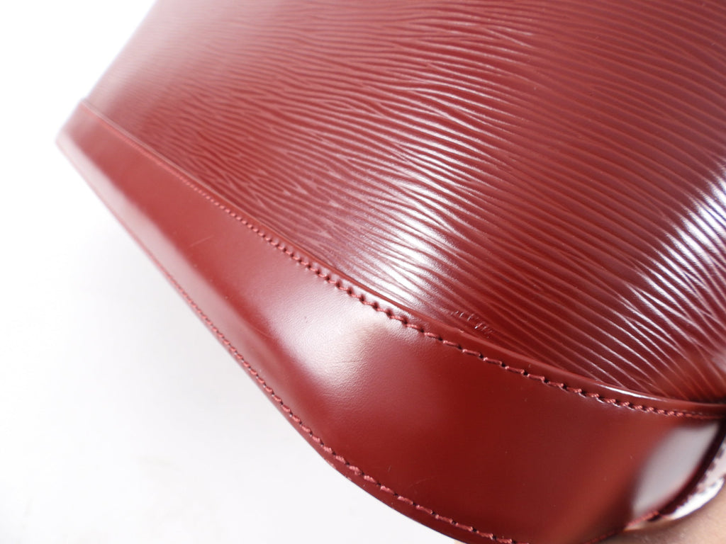 Louis Vuitton Carmine Epi Alma GM Bag