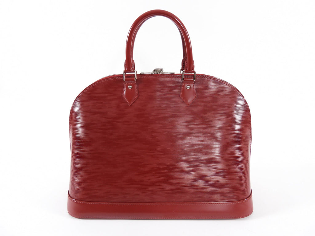 Louis Vuitton Carmine Epi Alma GM Bag