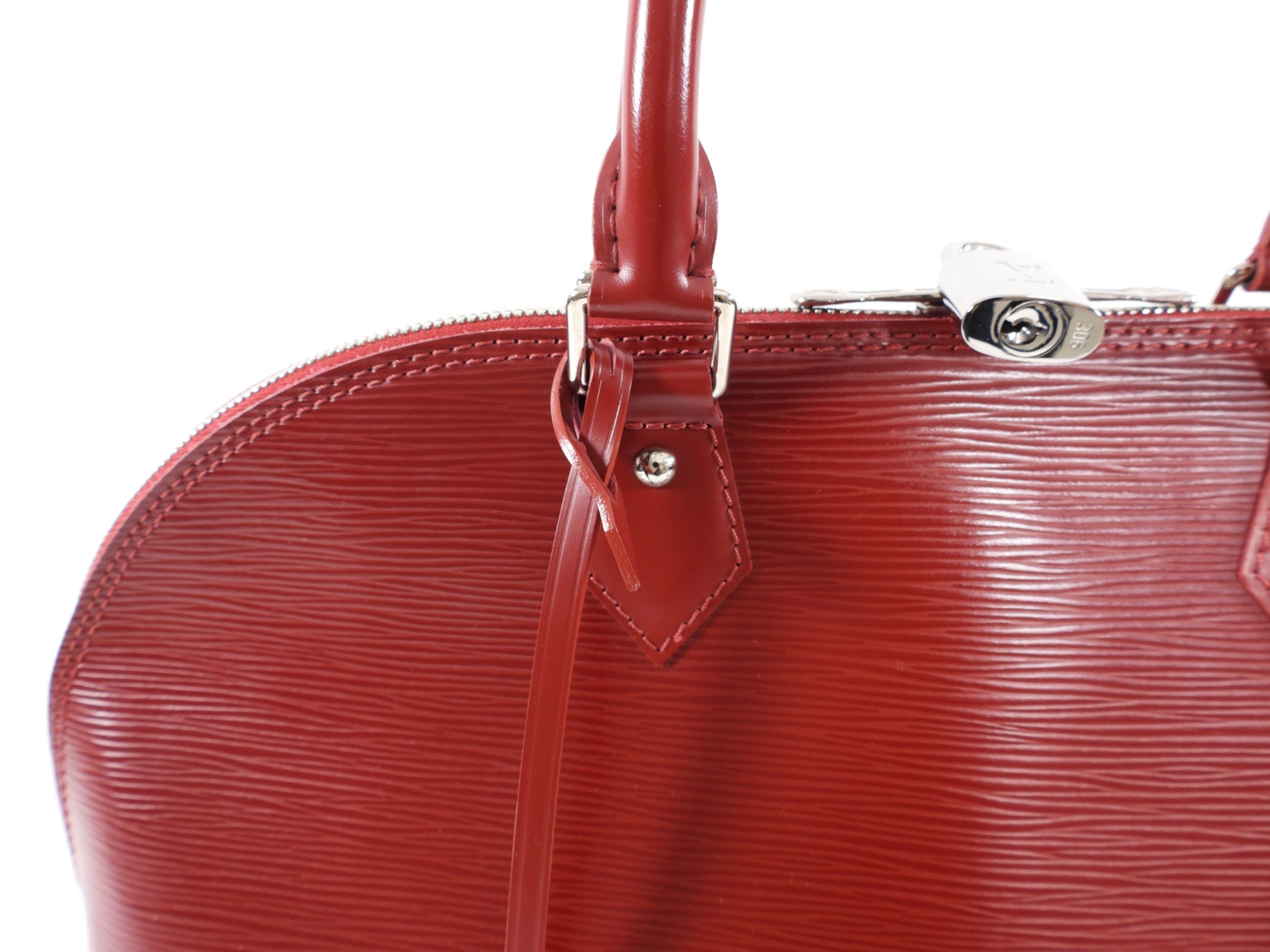 Louis Vuitton Carmine Epi Alma GM Bag