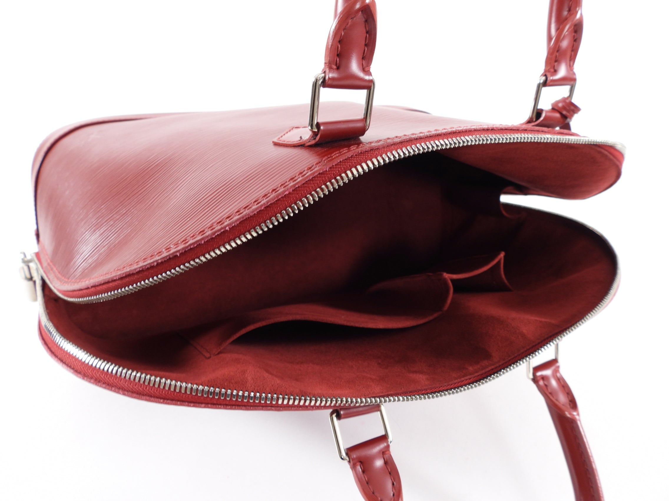 Louis Vuitton Carmine Epi Alma GM Bag