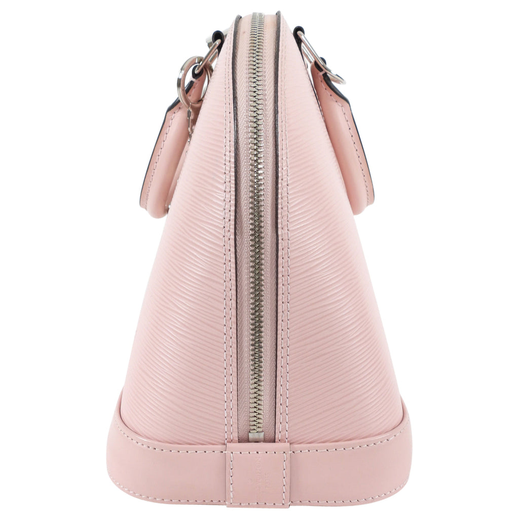 Louis Vuitton Light Pink Rose Ballerine Epi Alma PM with Charm