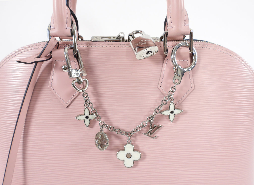 Louis Vuitton Light Pink Rose Ballerine Epi Alma PM with Charm