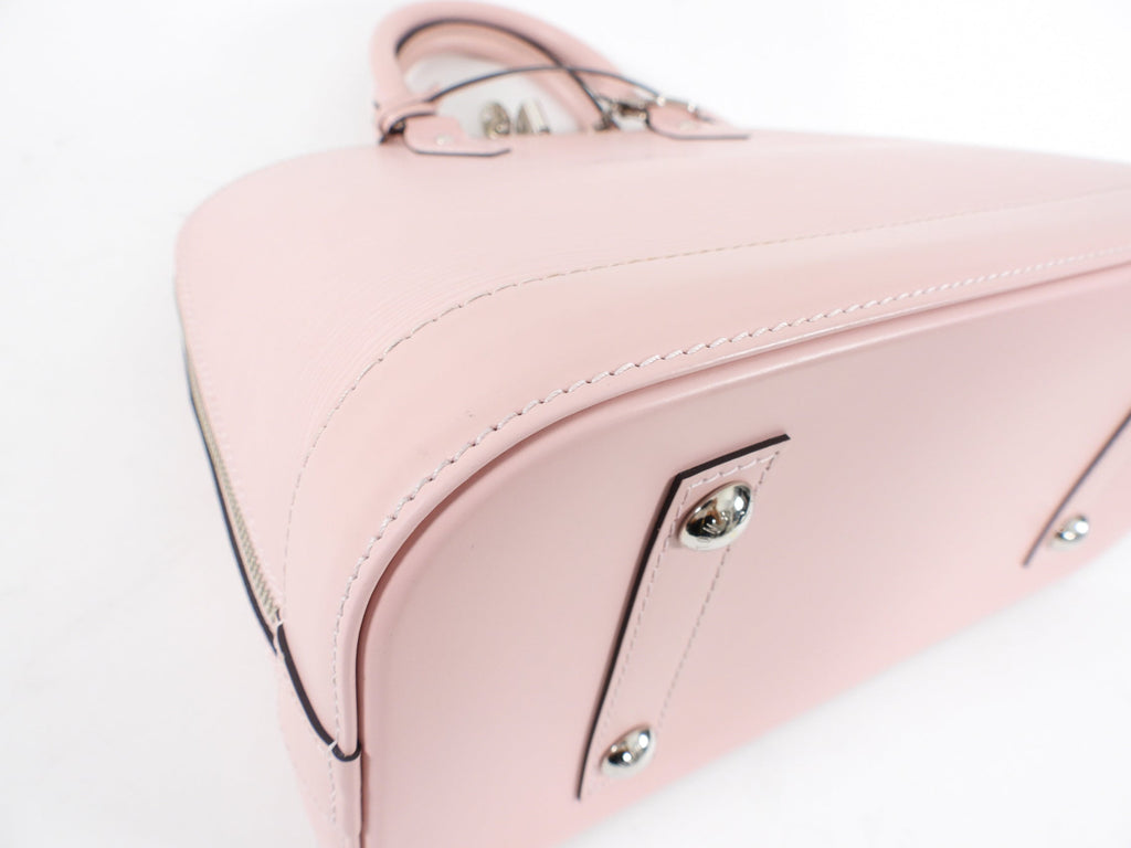 Louis Vuitton Light Pink Rose Ballerine Epi Alma PM with Charm