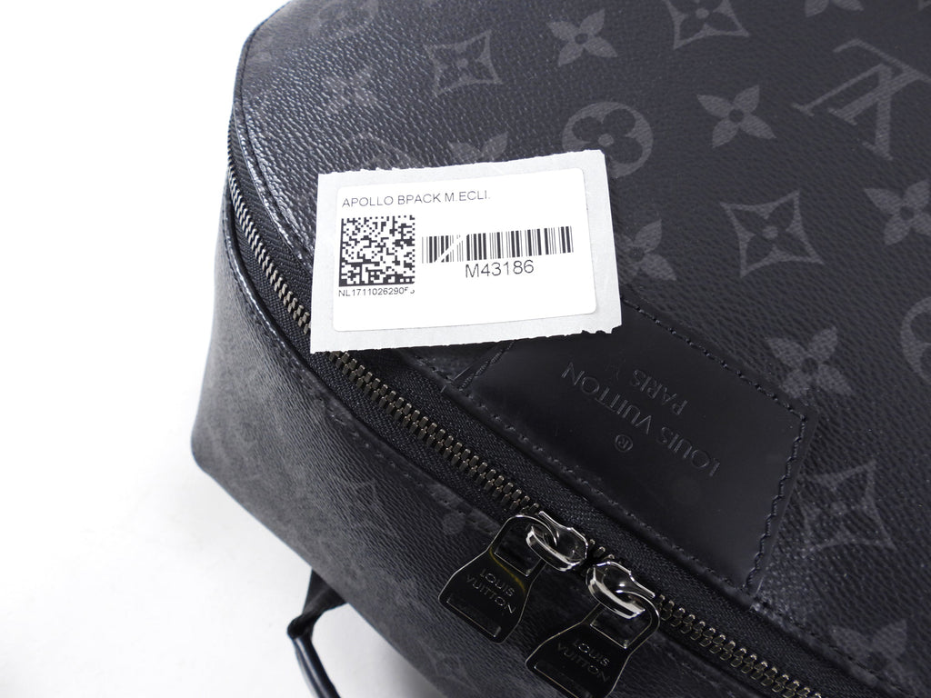 Louis Vuitton Monogram Eclipse Apollo Backpack
