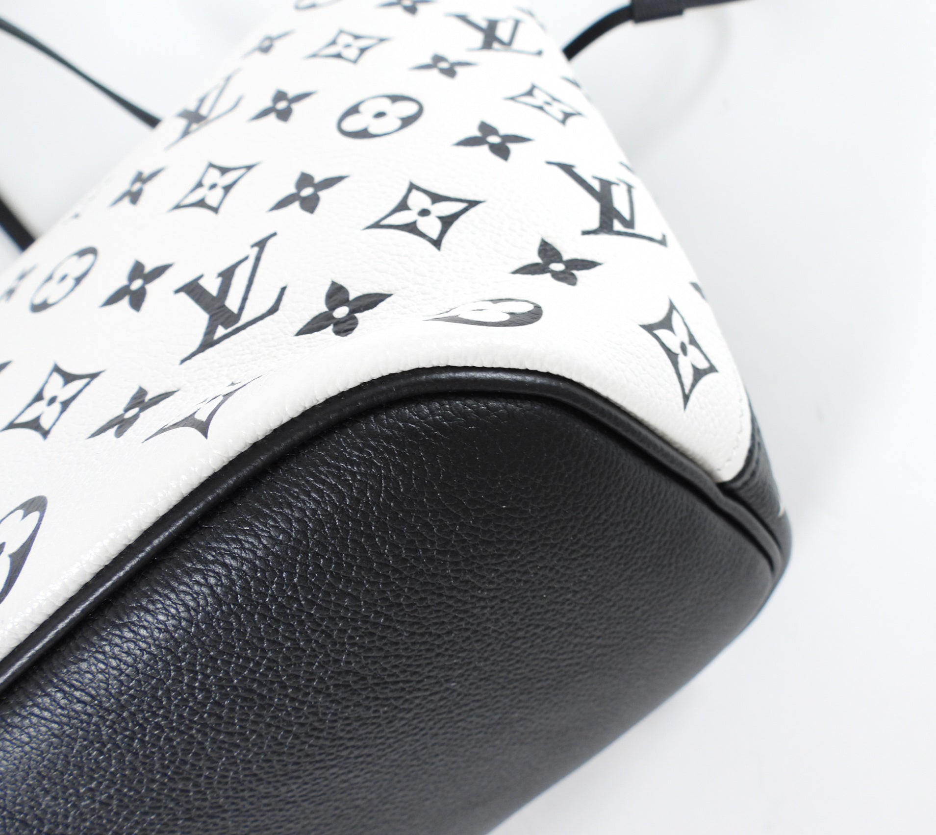Louis Vuitton Empreinte Spring In The City Neverfull MM Black White Pink