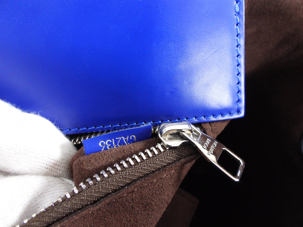 Louis Vuitton Blue Epi Leather Phoenix Bag