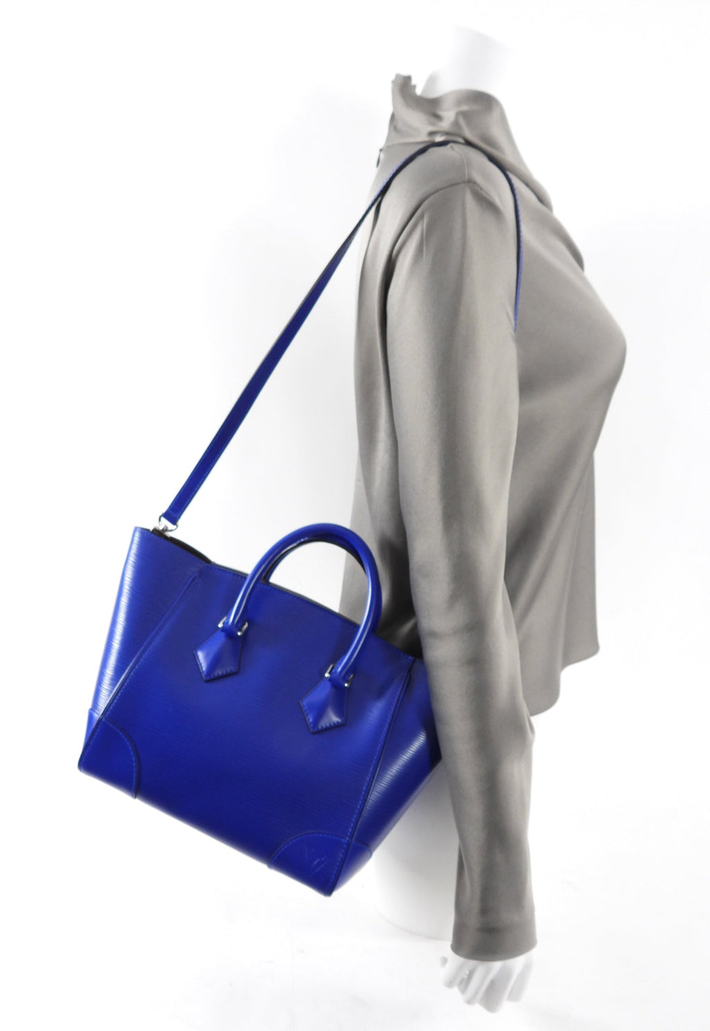 Louis Vuitton Blue Epi Leather Phoenix Bag