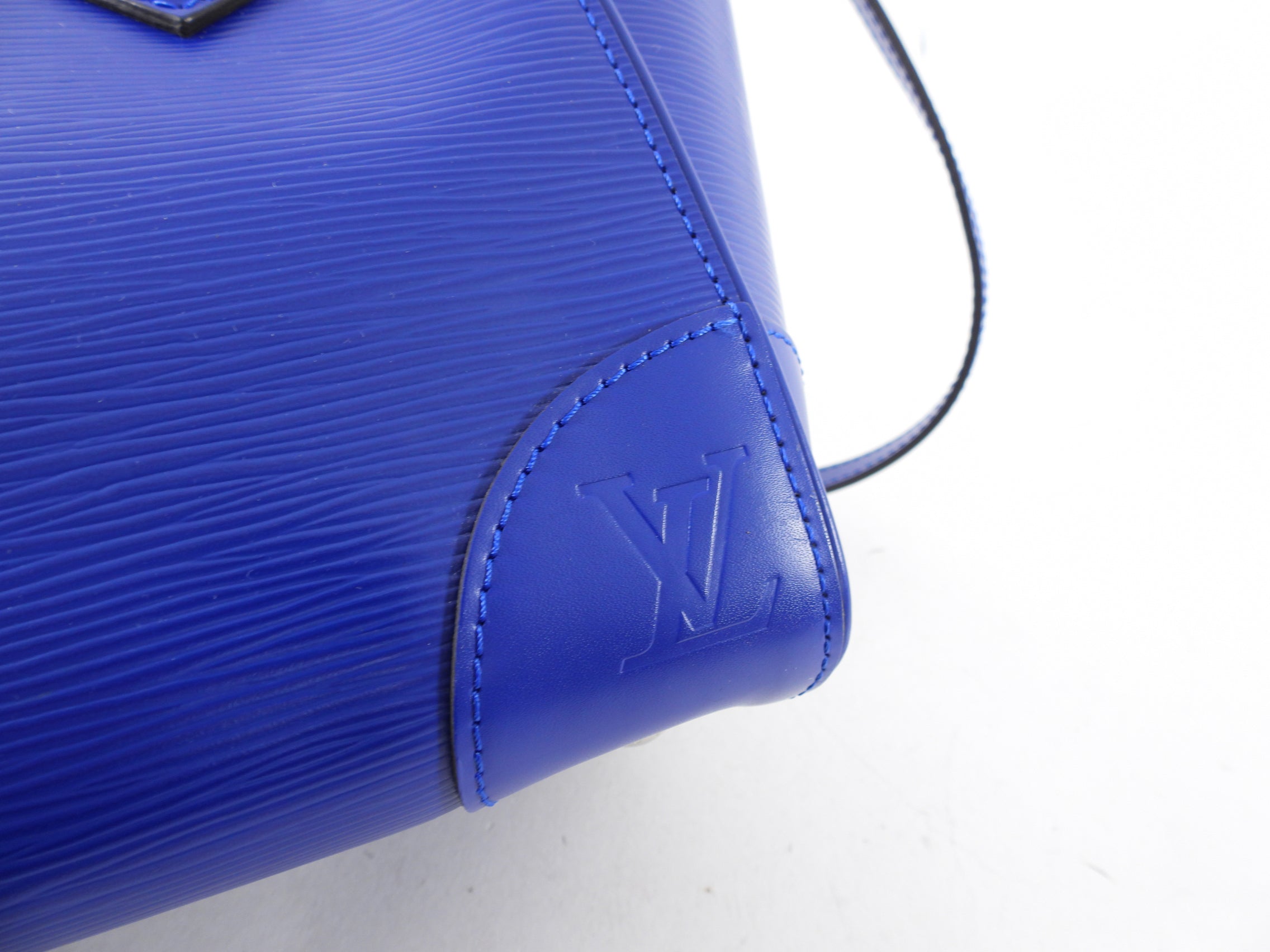 Louis Vuitton Blue Epi Leather Phoenix Bag