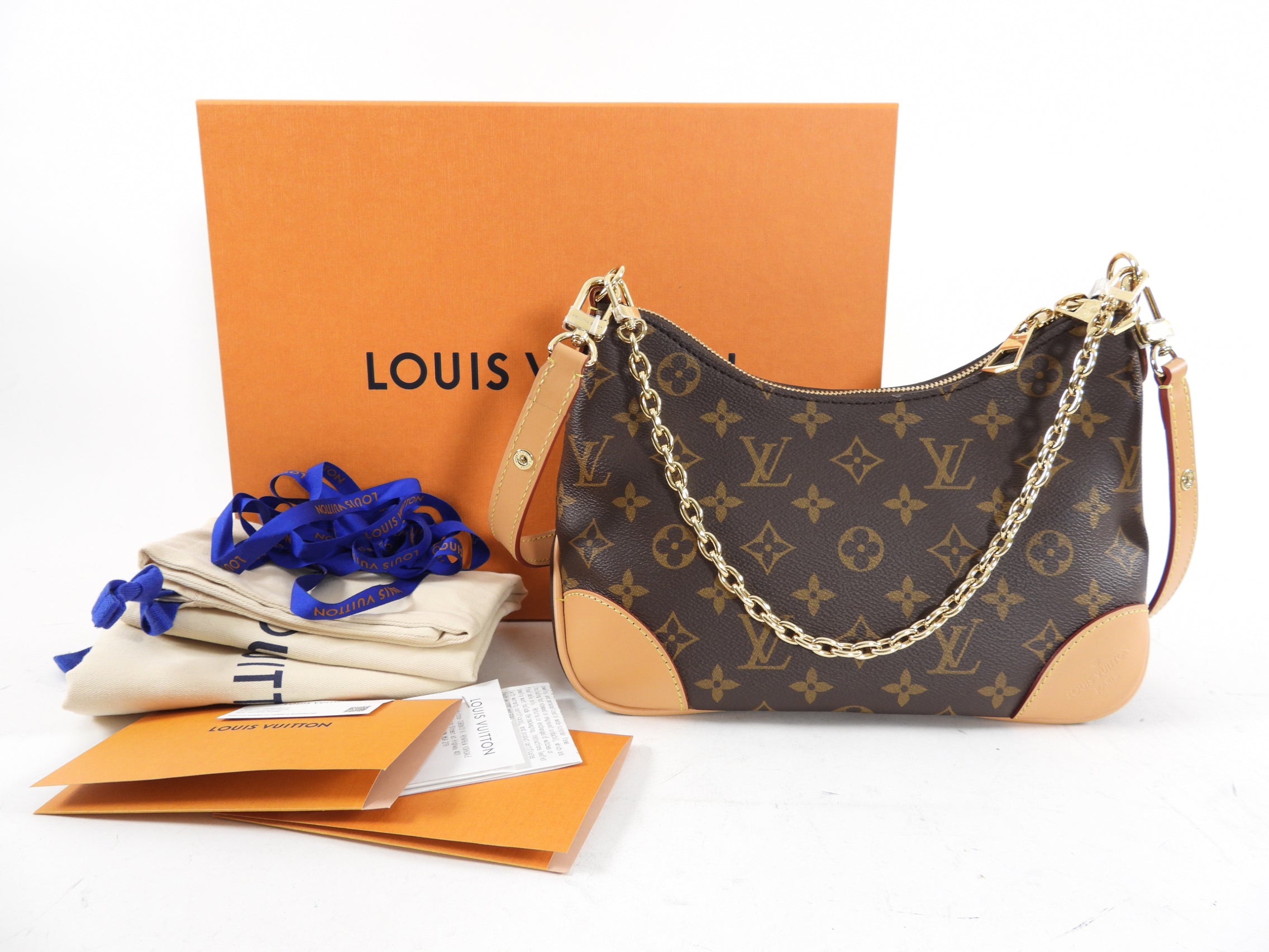 Louis Vuitton Monogram Canvas Boulogne Two Way Chain Bag