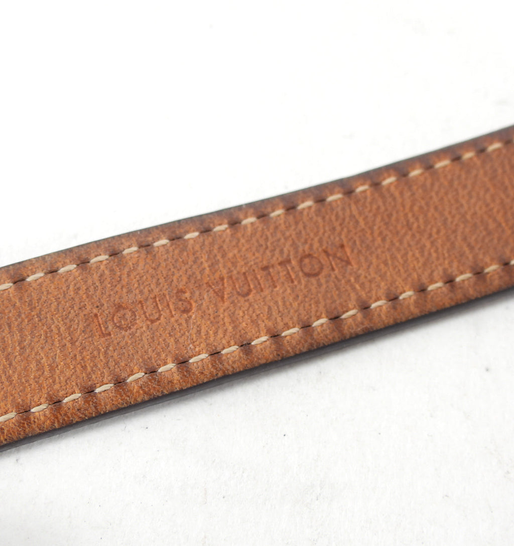 Louis Vuitton Nano Monogram Leather Bracelet