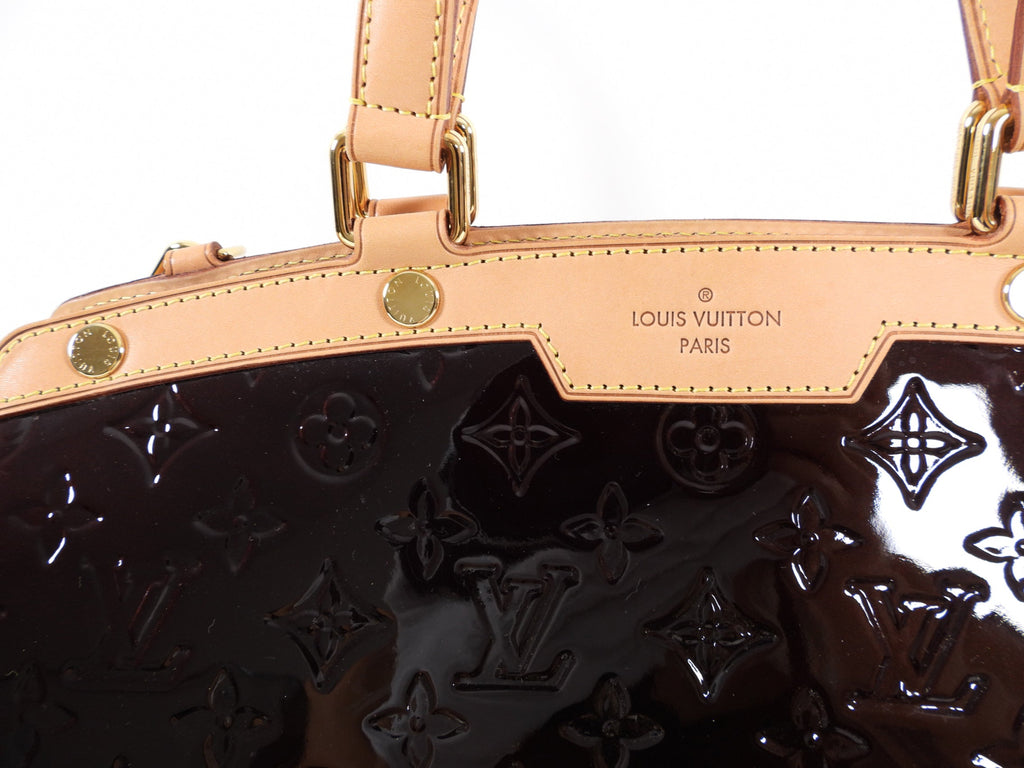 Louis Vuitton Vernis Amarante Brea GM Bag