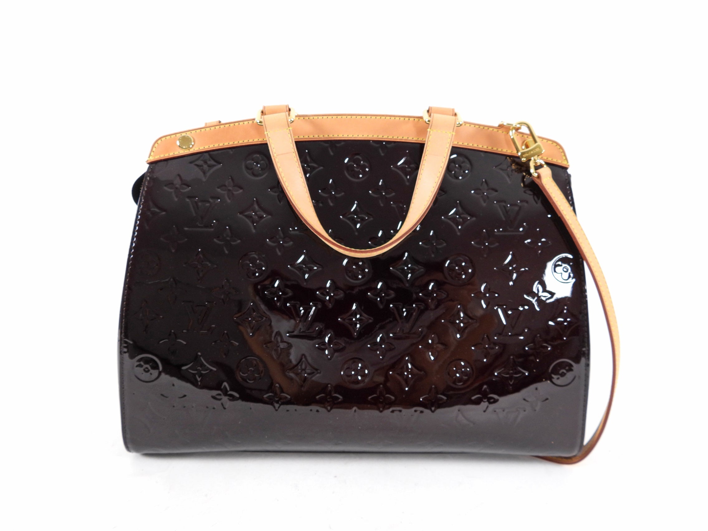 Louis Vuitton Vernis Amarante Brea GM Bag