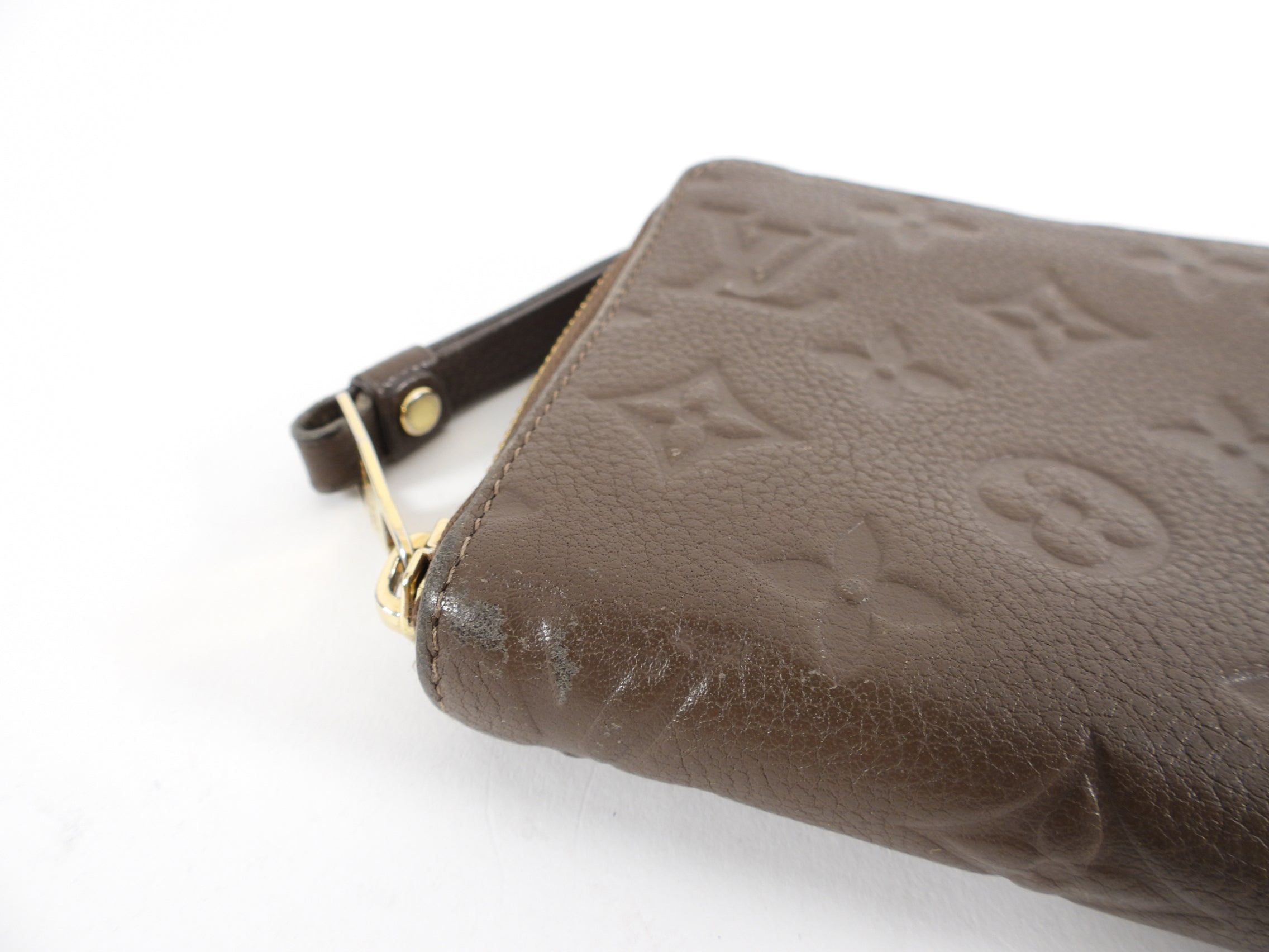 Louis Vuitton Brown Ombre Portefeuille Secret Empreinte Wallet