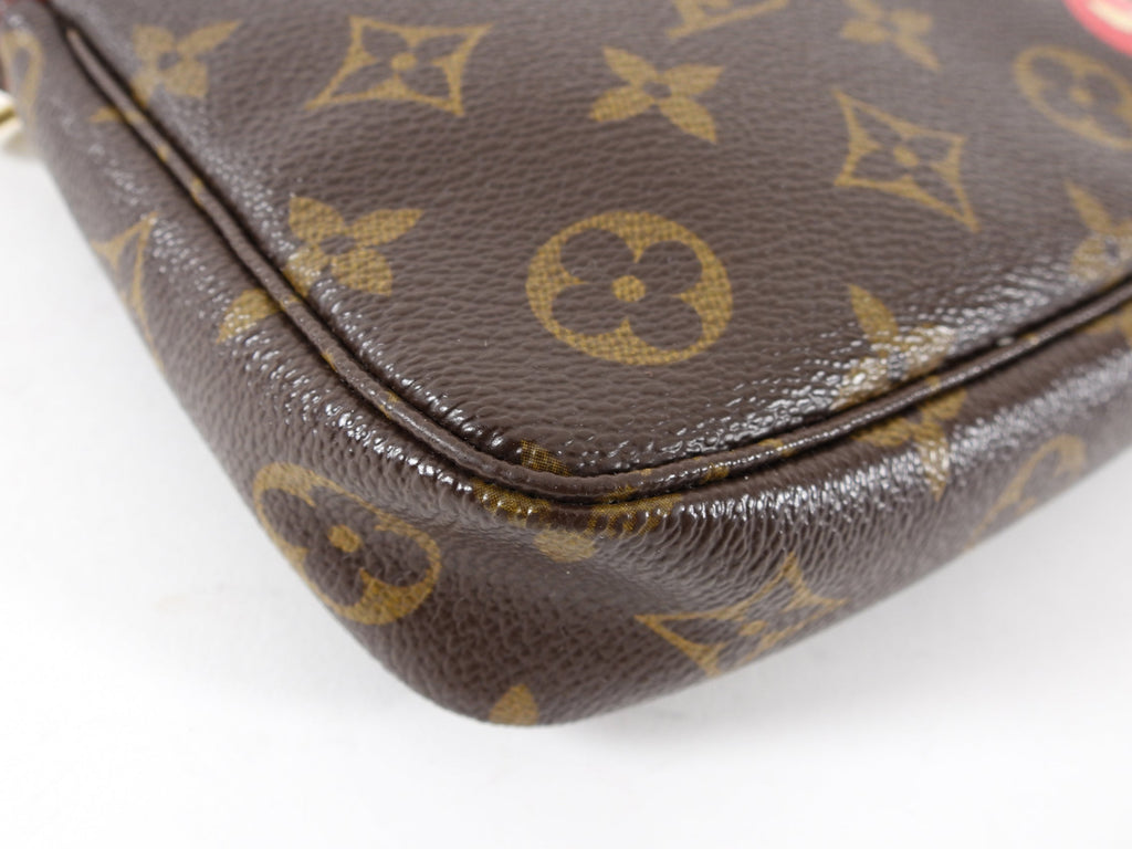Louis Vuitton Murakami Cerises Monogram Pochette Accessoires Bag