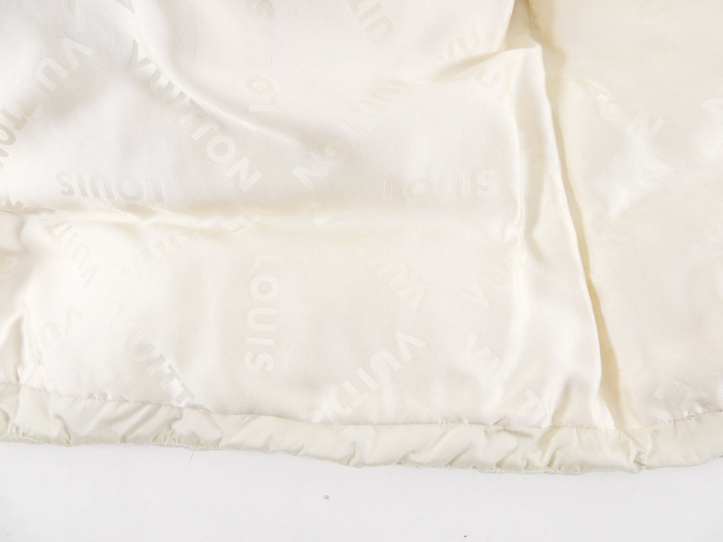 Louis Vuitton Ivory Down Filled Puffer Jacket - S