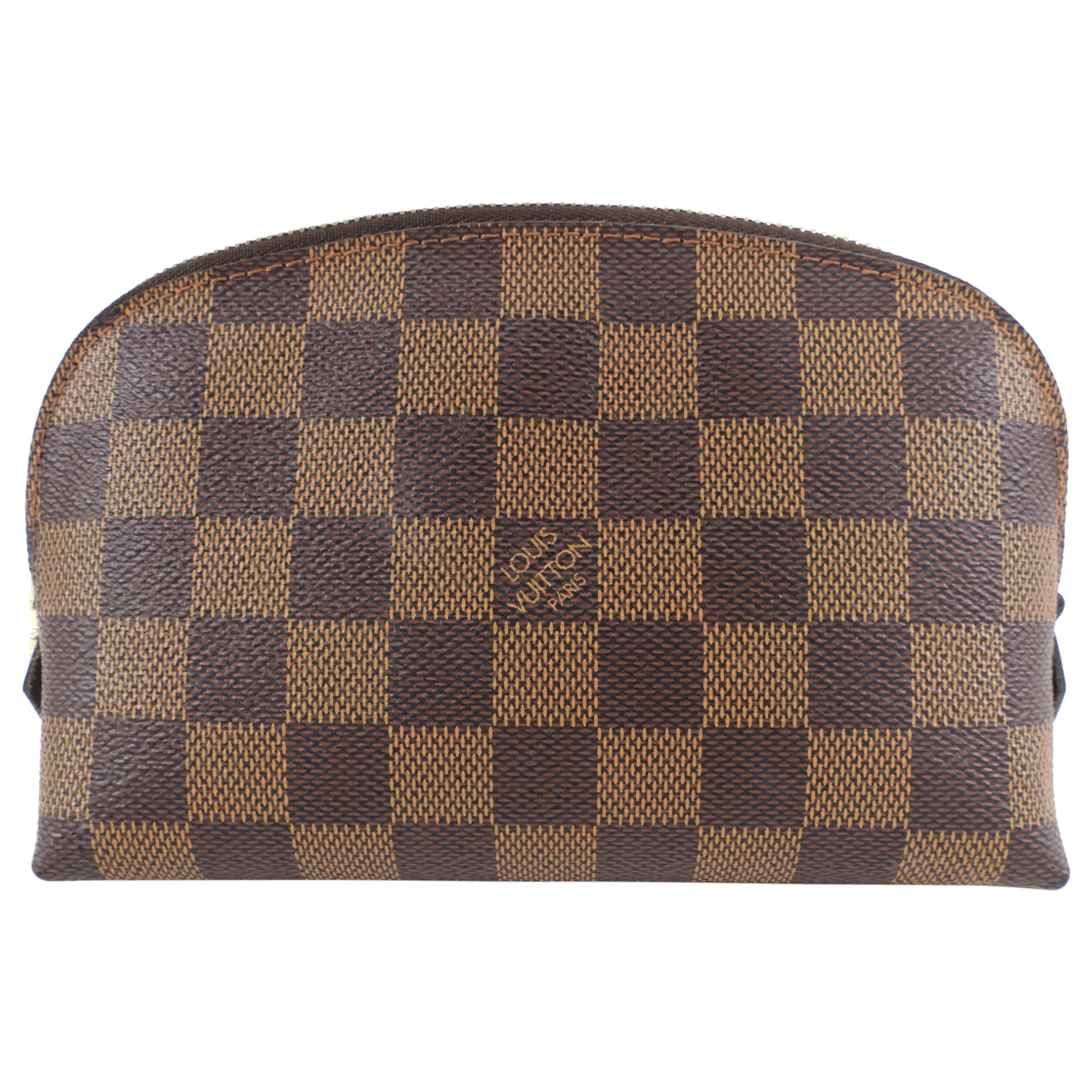 Louis Vuitton Damier Ebene Canvas Small Cosmetic Pouch