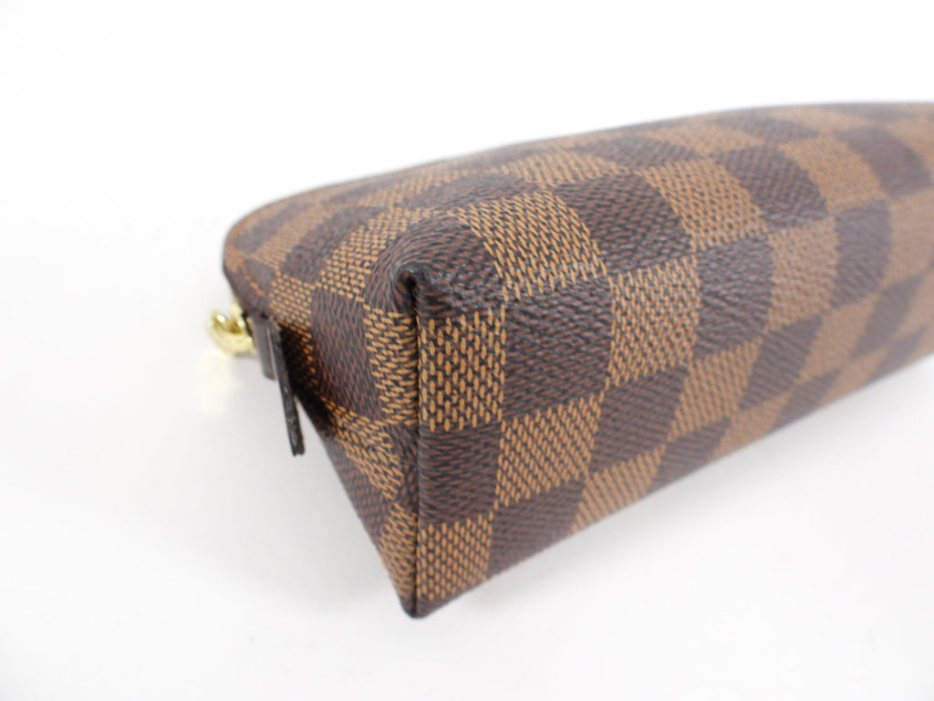 Louis Vuitton Damier Ebene Canvas Small Cosmetic Pouch