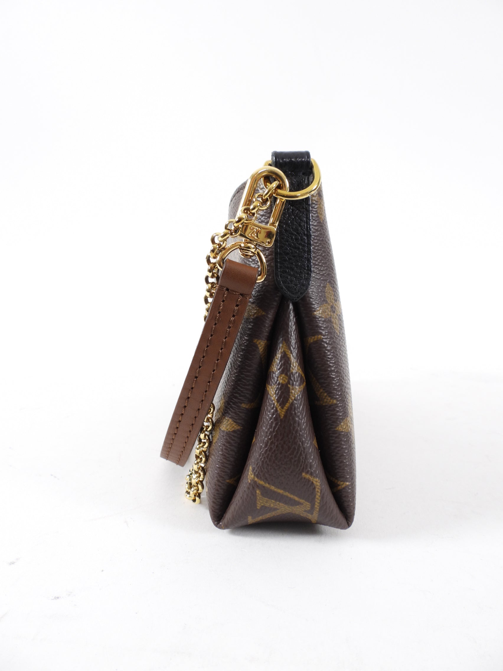 Louis Vuitton Monogram Canvas Pallas Clutch Convertible Crossbody Bag