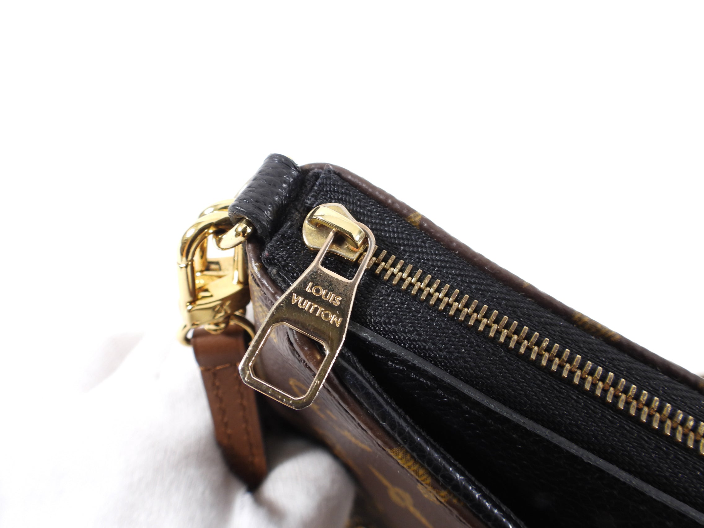 Louis Vuitton Monogram Canvas Pallas Clutch Convertible Crossbody Bag