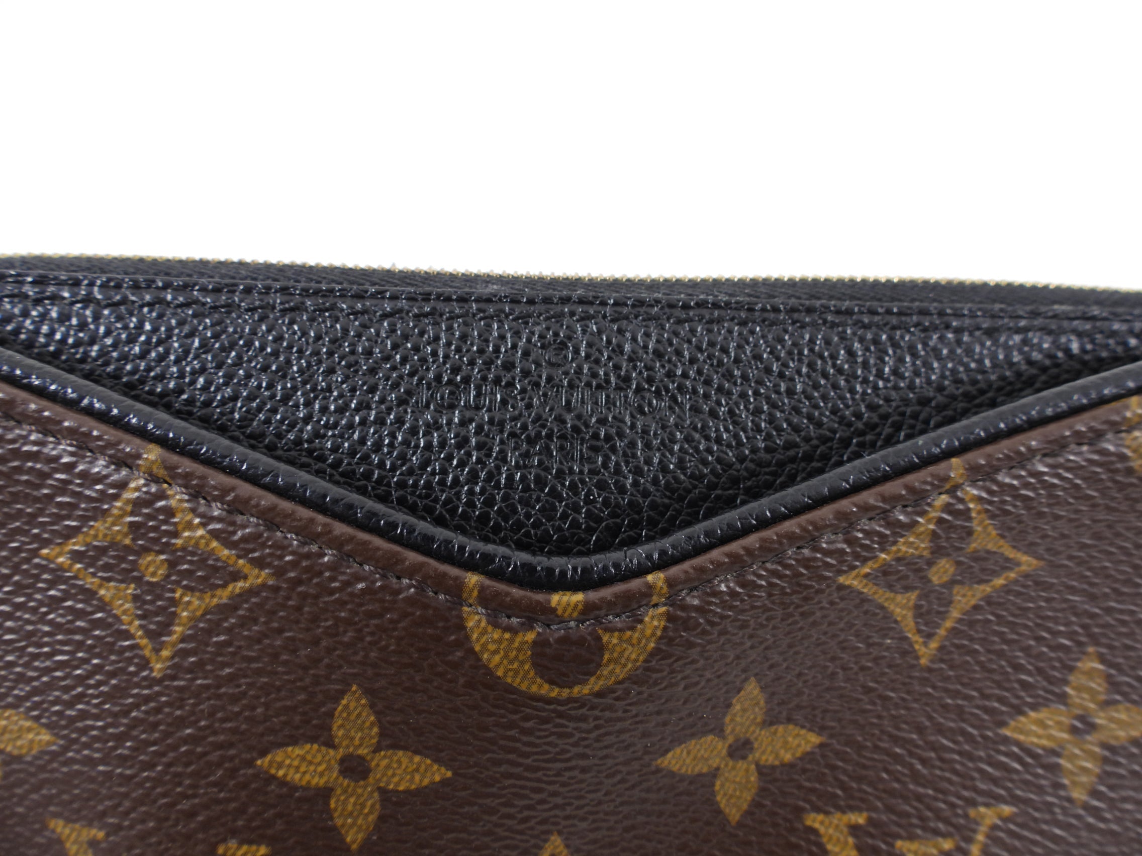 Louis Vuitton Monogram Canvas Pallas Clutch Convertible Crossbody Bag