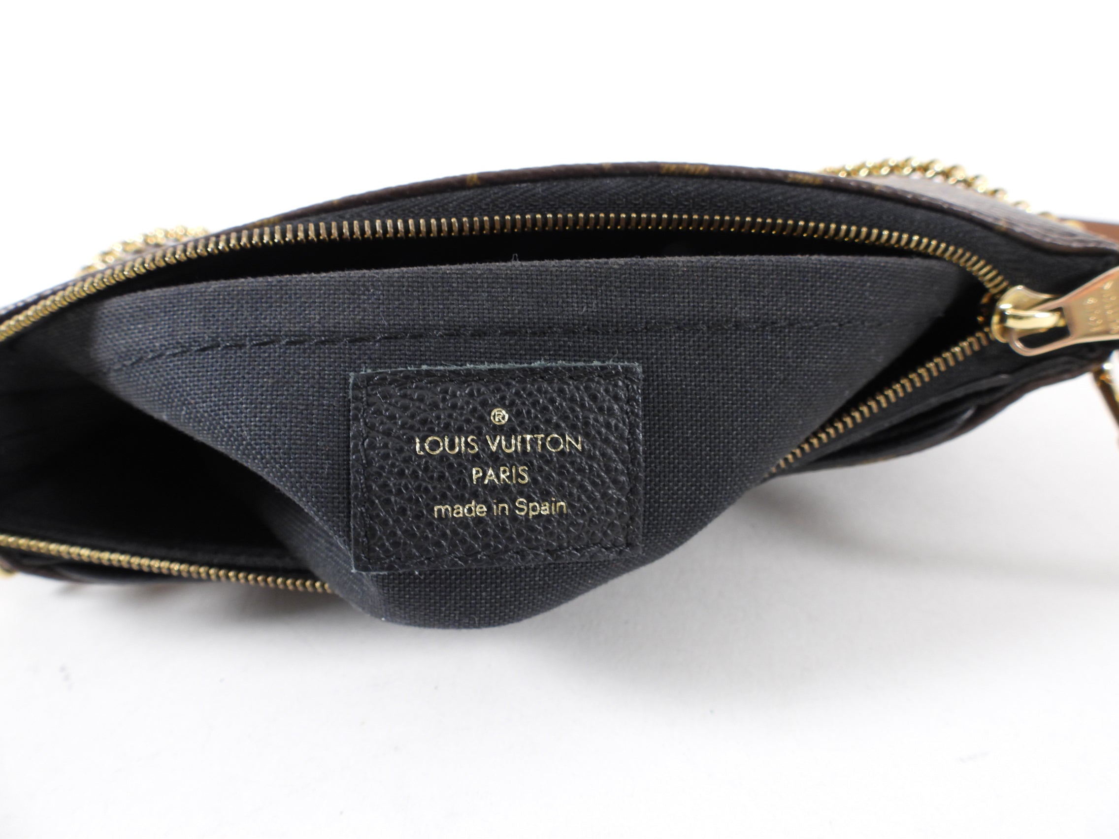 Louis Vuitton Monogram Canvas Pallas Clutch Convertible Crossbody Bag