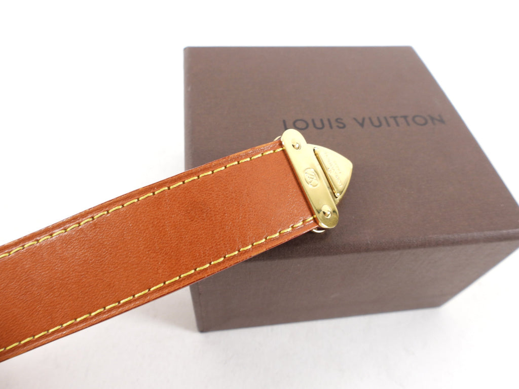 Louis Vuitton Koala Leather Nomade Cuff Bracelet