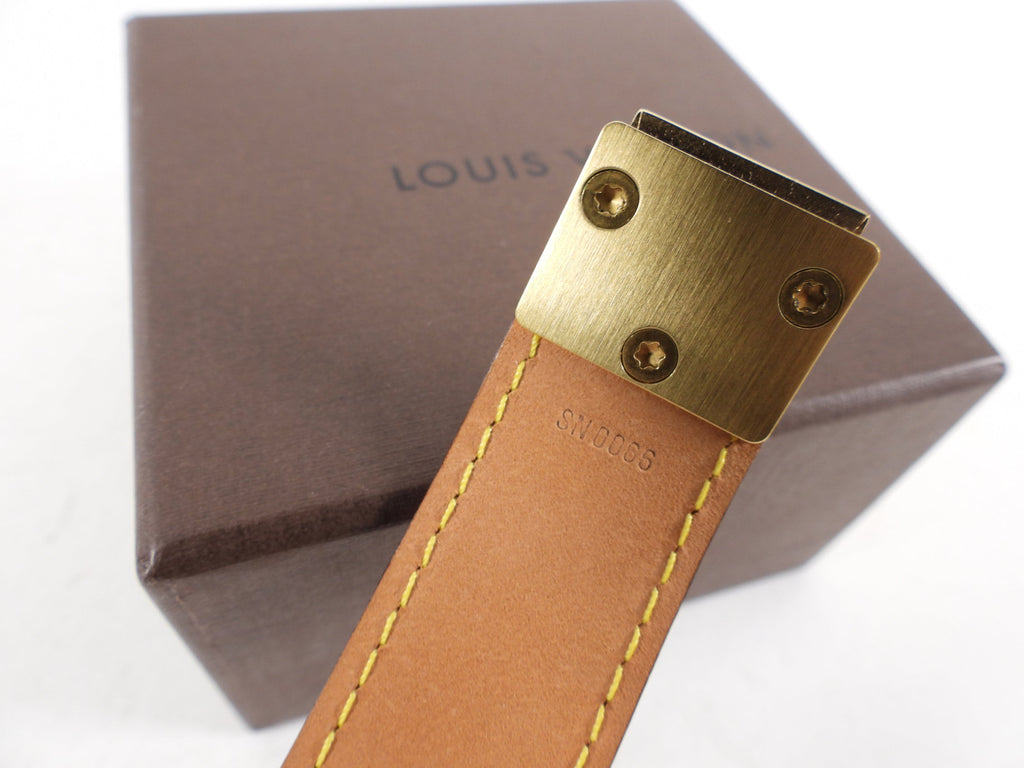 Louis Vuitton Koala Leather Nomade Cuff Bracelet