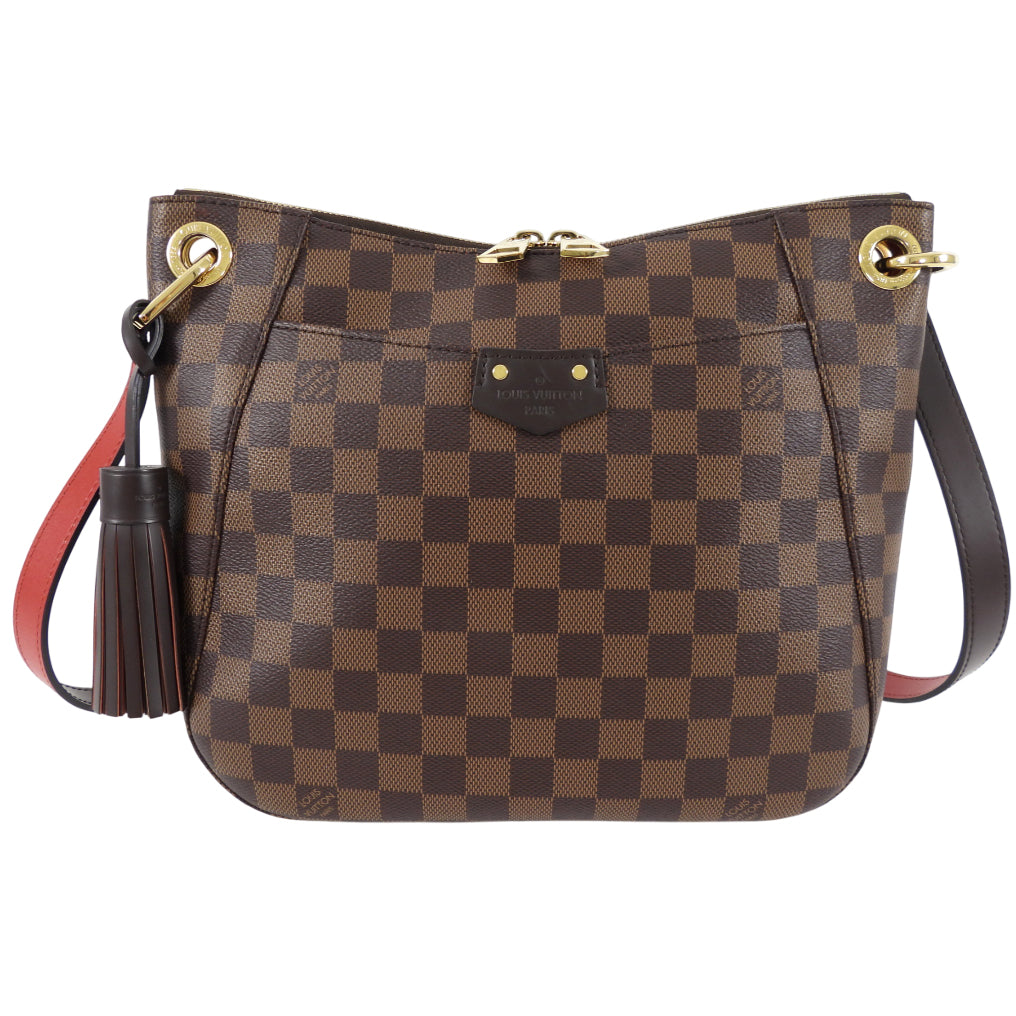 Louis Vuitton Damier Ebene Coated Canvas Southbank Crossbody Messenger Bag