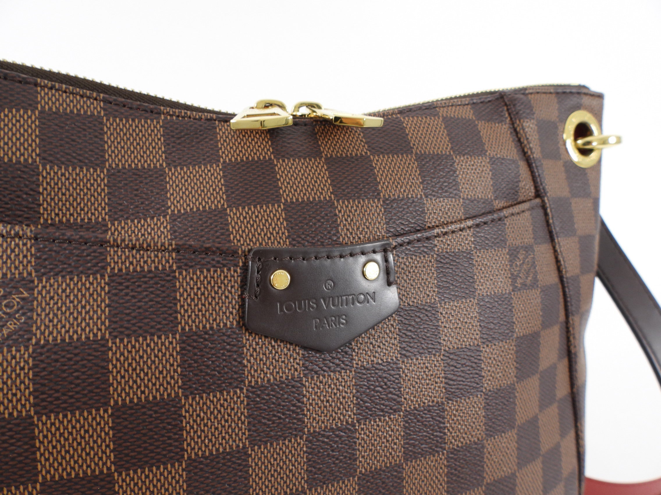Louis Vuitton Damier Ebene Coated Canvas Southbank Crossbody Messenger Bag