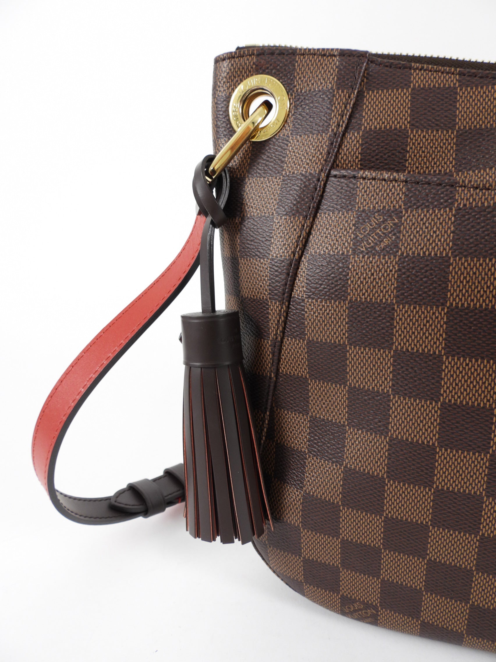 Louis Vuitton Damier Ebene Coated Canvas Southbank Crossbody Messenger Bag