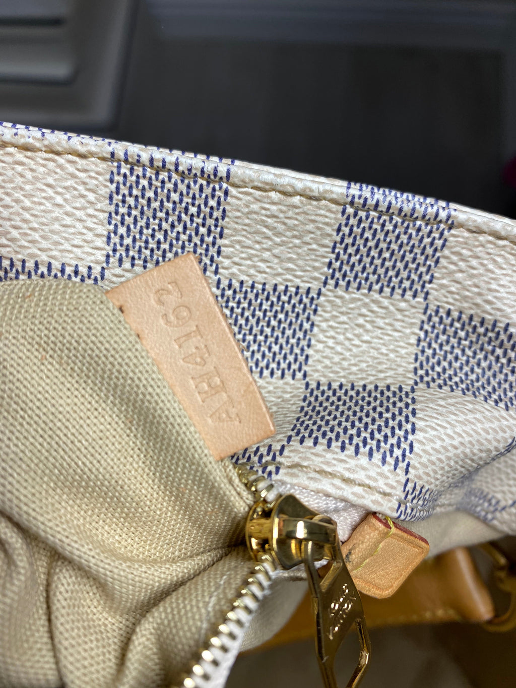 Louis Vuitton Damier Azur Soffi Two-Way Shoulder Tote Bag