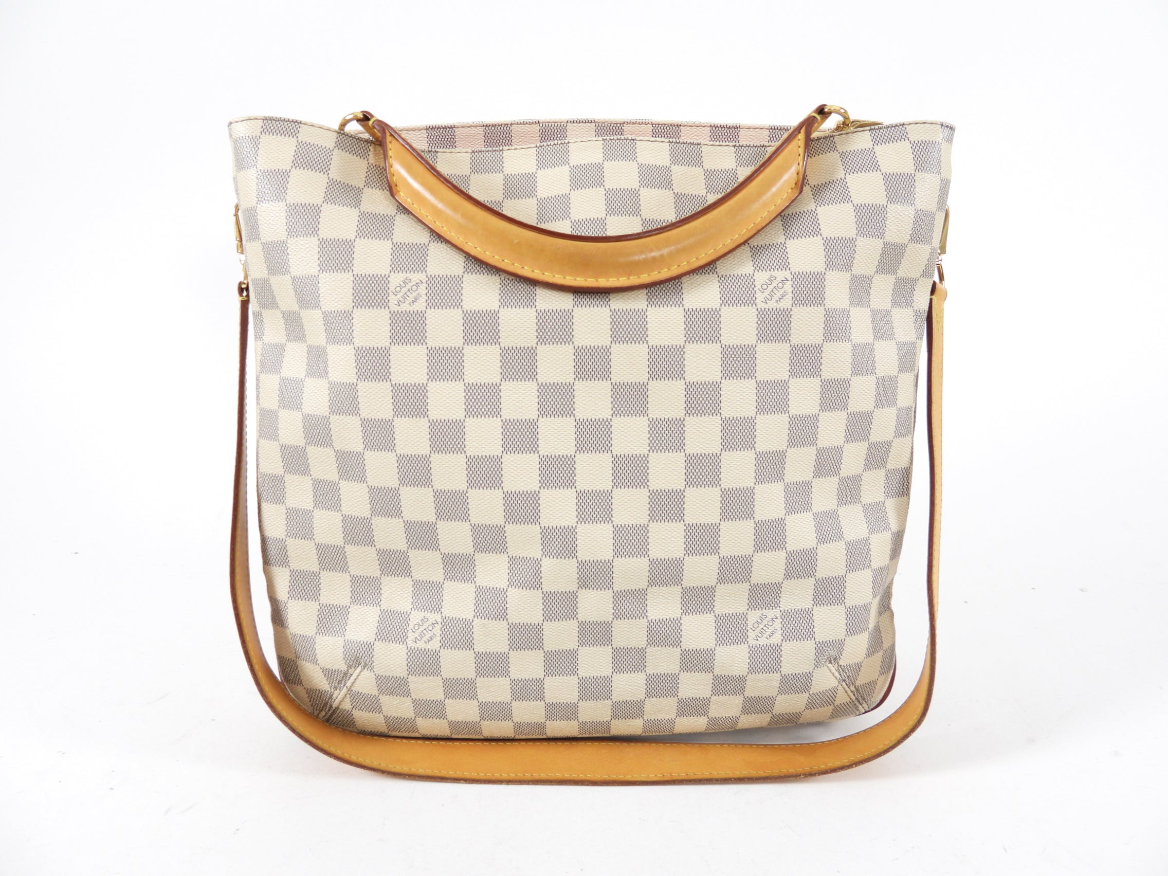 Louis Vuitton Damier Azur Soffi Two-Way Shoulder Tote Bag