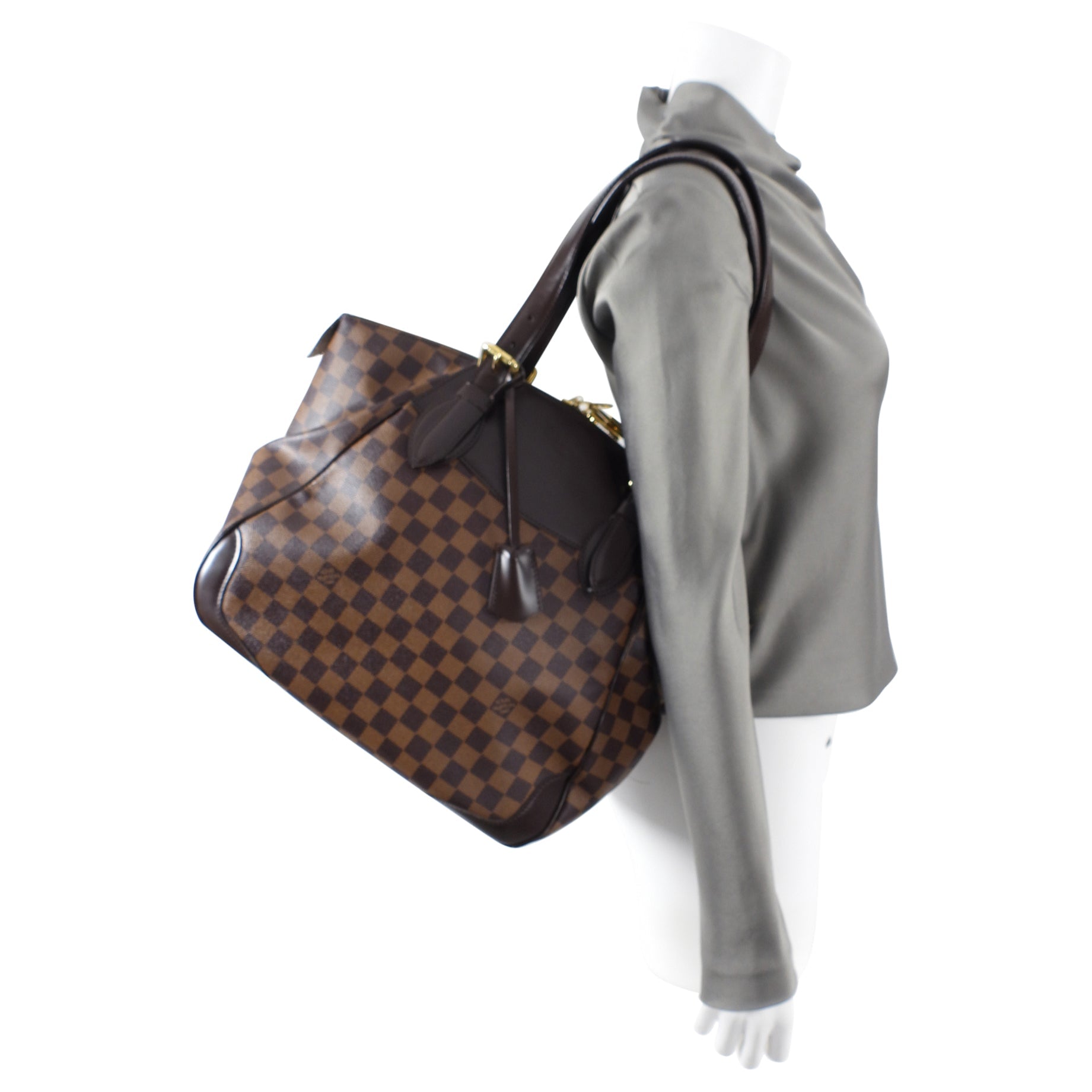 Louis Vuitton Damier Ebene Verona MM Shoulder Bag