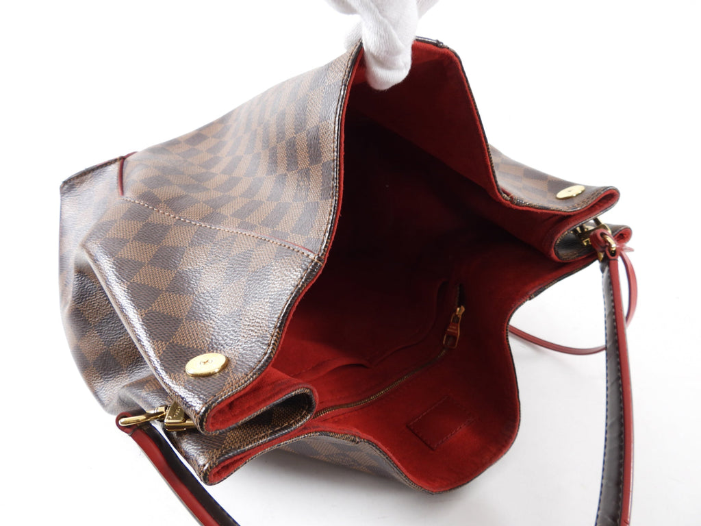 Louis Vuitton Damier Ebene Caissa Hobo Bag