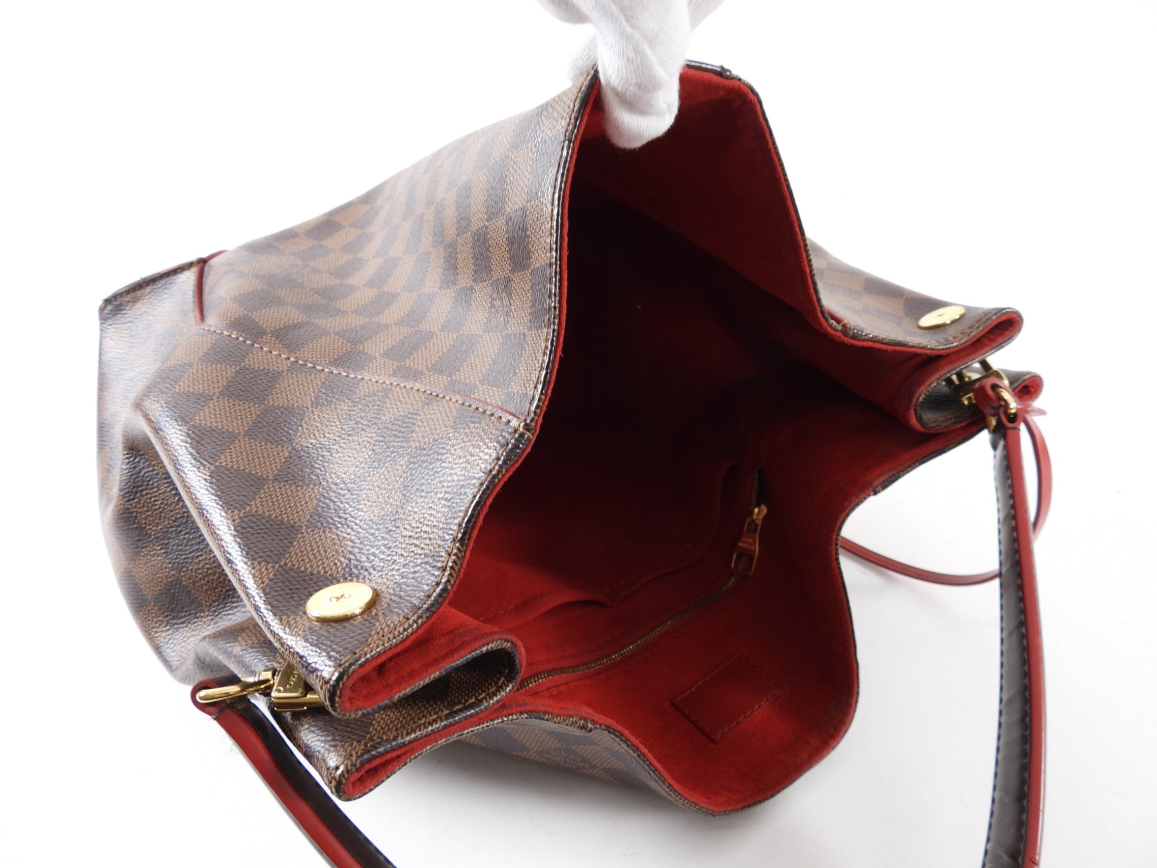 Louis Vuitton Damier Ebene Caissa Hobo Bag