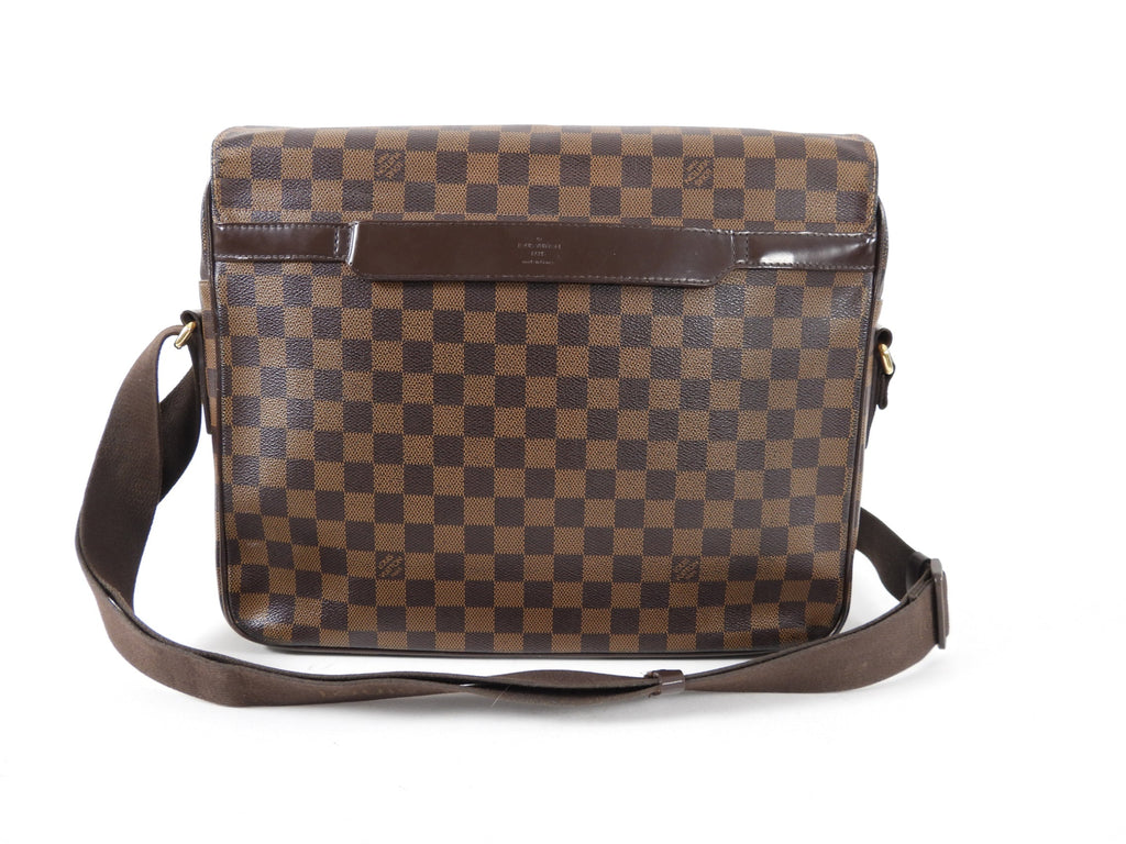 Louis Vuitton Damier Ebene Shelton MM Laptop Messenger Bag