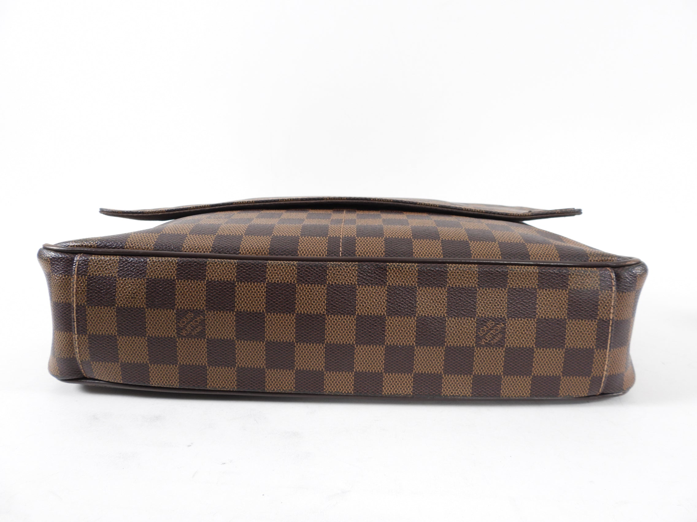 Louis Vuitton Damier Ebene Shelton MM Laptop Messenger Bag