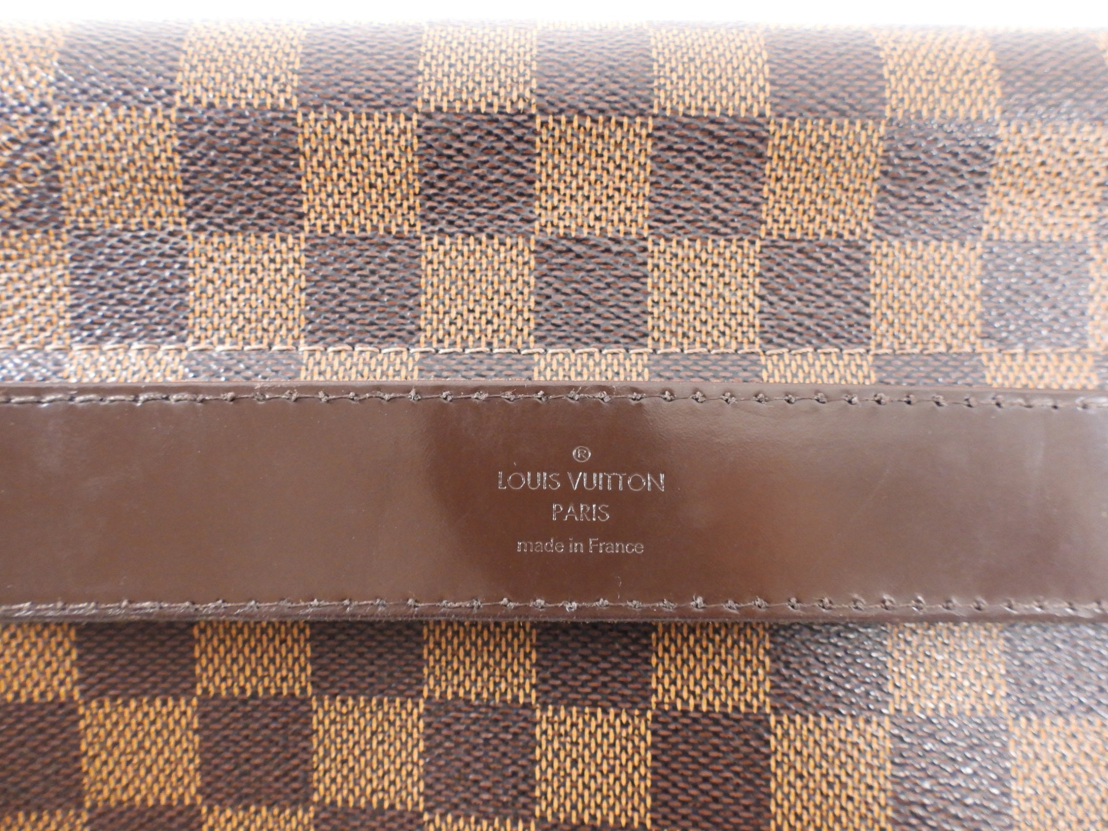 Louis Vuitton Damier Ebene Shelton MM Laptop Messenger Bag