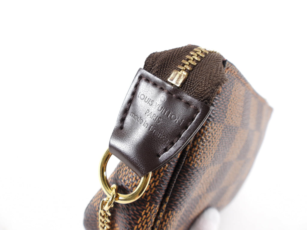 Louis Vuitton Damier Ebene Mini Pochette Accessoires Bag