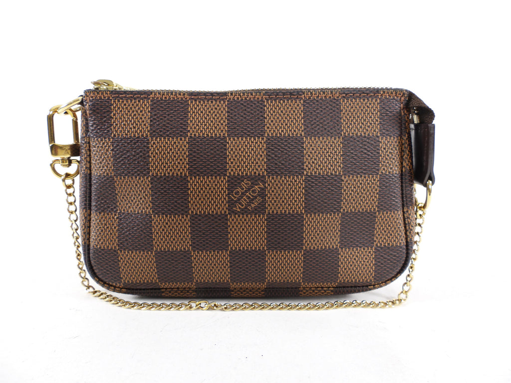 Louis Vuitton Damier Ebene Mini Pochette Accessoires Bag