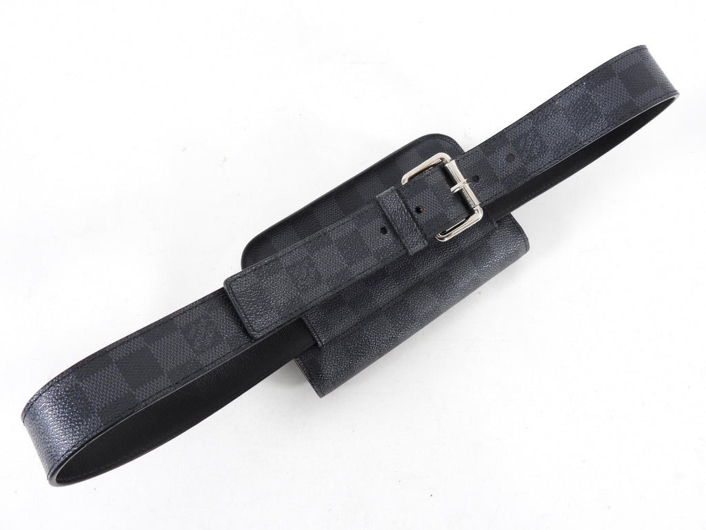 Louis Vuitton Damier Graphite Small Pouch Belt Bag