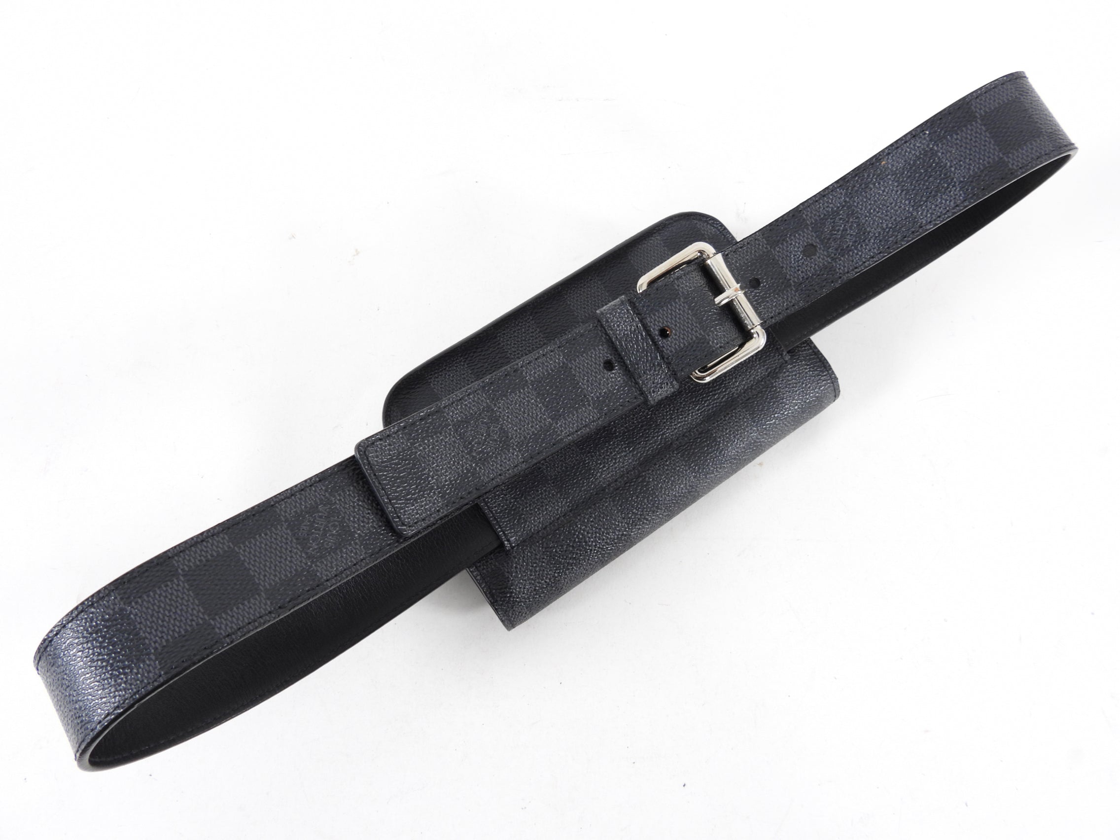 Louis Vuitton Damier Graphite Small Pouch Belt Bag