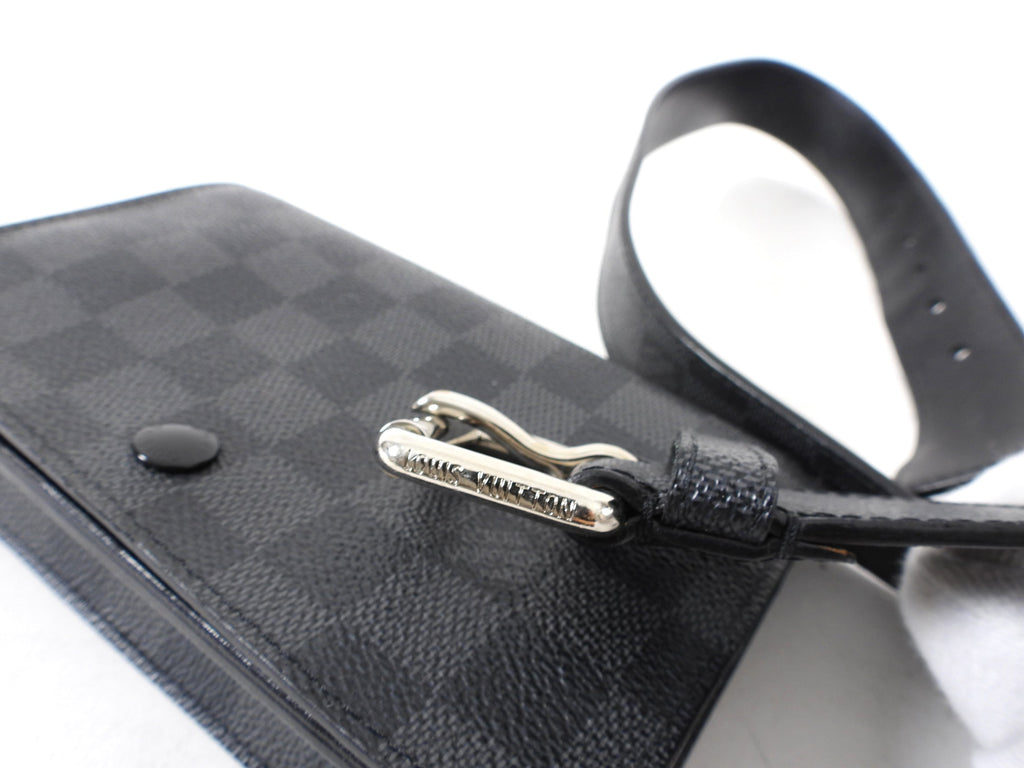 Louis Vuitton Damier Graphite Small Pouch Belt Bag
