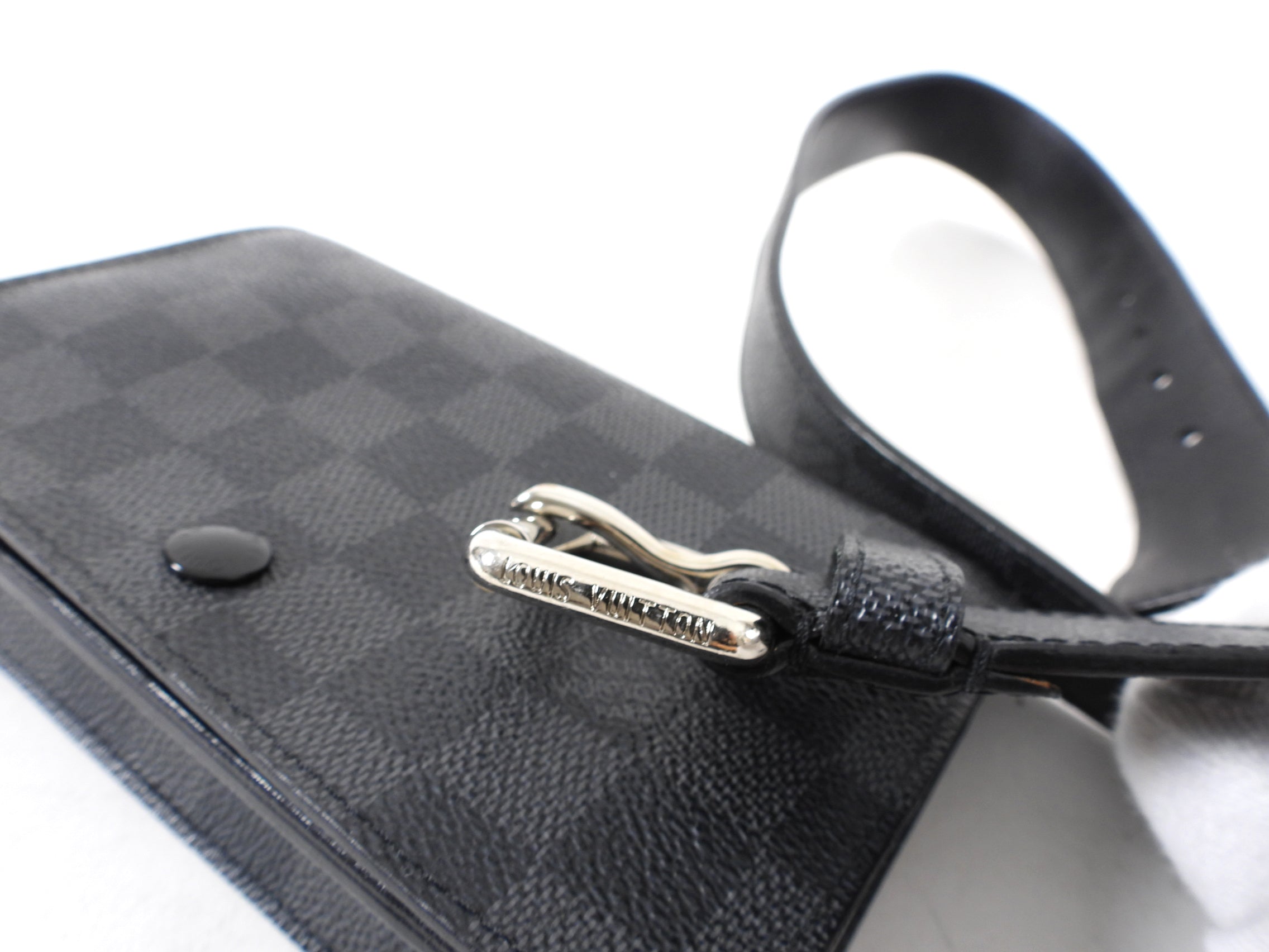 Louis Vuitton Damier Graphite Small Pouch Belt Bag
