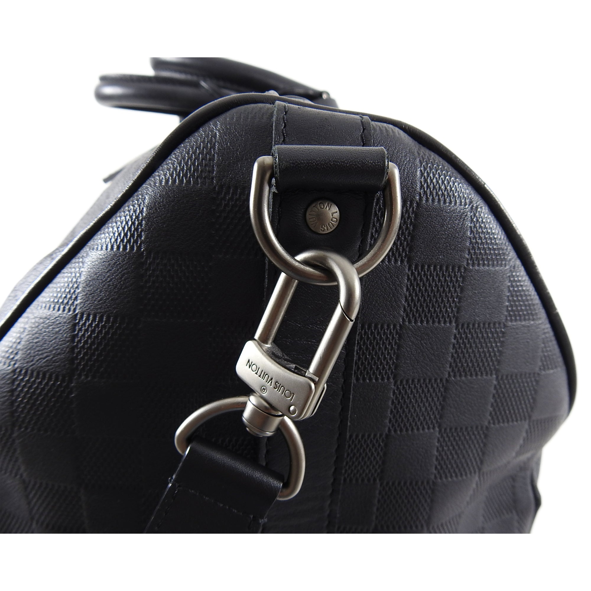 Louis Vuitton Damier Infini Black Keepall Bandouliere 45