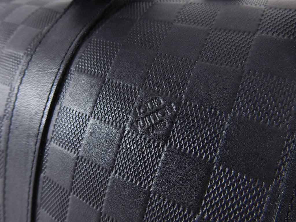Louis Vuitton Damier Infini Black Keepall Bandouliere 45