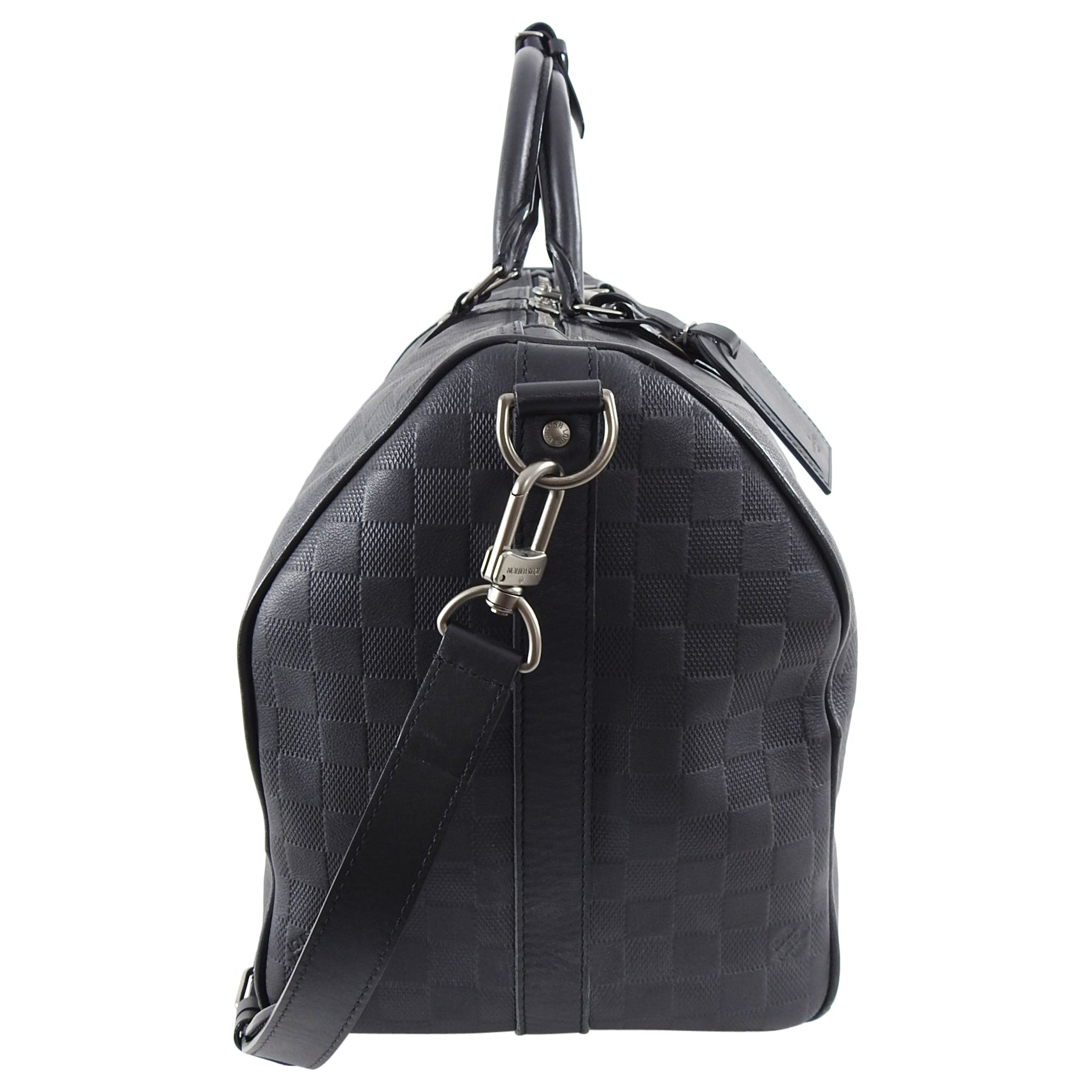 Louis Vuitton Damier Infini Black Keepall Bandouliere 45