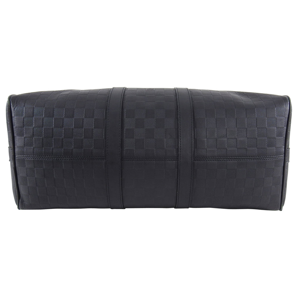 Louis Vuitton Damier Infini Black Keepall Bandouliere 45