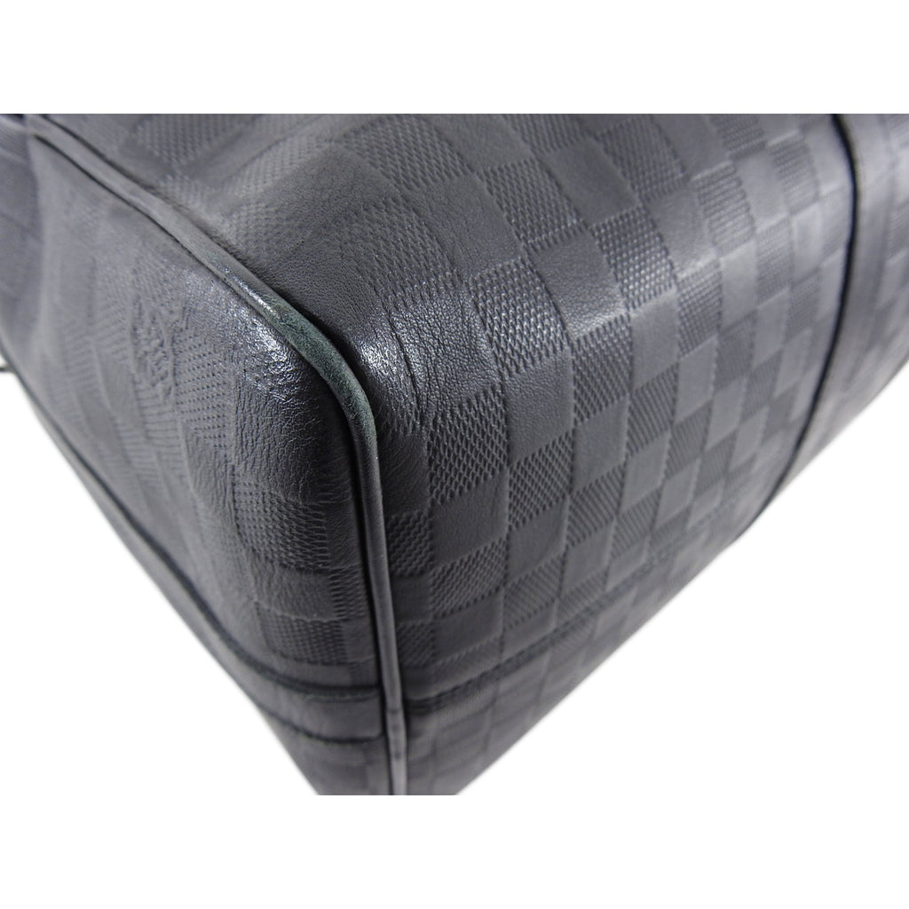Louis Vuitton Damier Infini Black Keepall Bandouliere 45